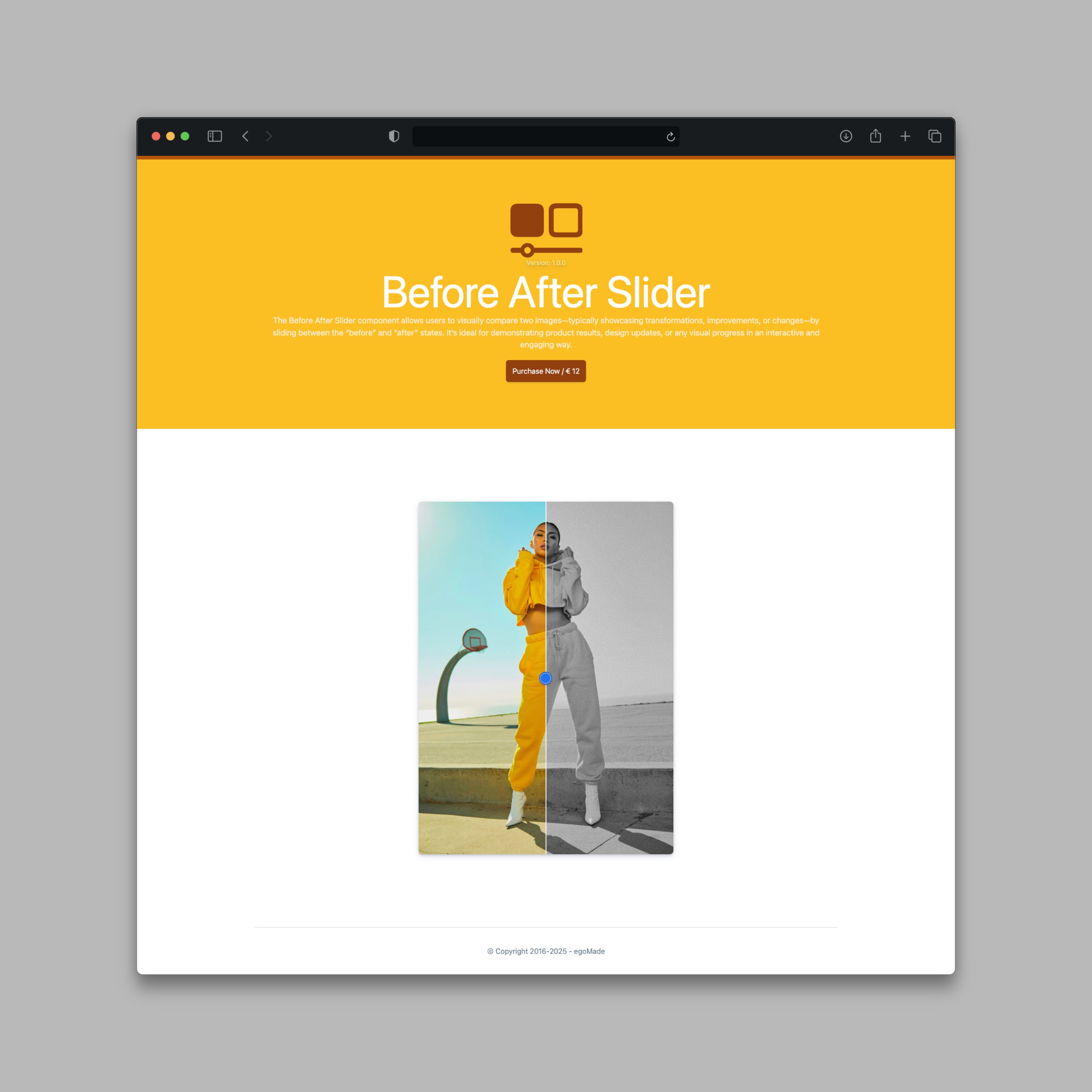 Before & After Slider